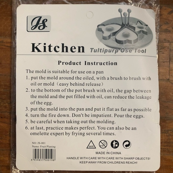 JS Egg Molds Egg Shaper Egg Ring Pancake Maker - Picture 2 of 2